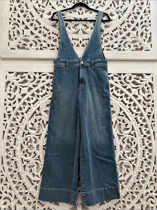 Free People Denim - Free People overalls Wide Leg Denim